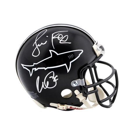 Al Pacino + Jamie Foxx // Autographed Any Given Sunday Sharks Mini-Helmet