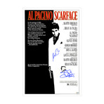 Al Pacino + Steven Bauer // Scarface // Autographed Movie Poster