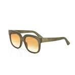Women's Square Sunglasses // Beige