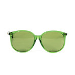 Women's Round Sunglasses // Green