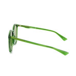 Women's Round Sunglasses // Green