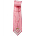Zilli // 100% Silk Tie // Pink