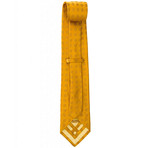 Zilli // 100% Silk Dotted Tie // Gold