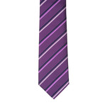 Borelli Napoli // Striped Tie // Purple