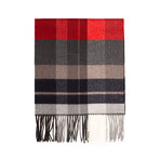 Advos Scarf // Red + Gray + Blue