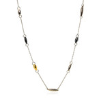 Gurhan Sterling Silver + 24k Yellow Gold Necklace I