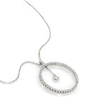Piero Milano 18k White Gold Diamond Necklace I