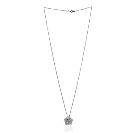 Piero Milano 18k White Gold Diamond Necklace V