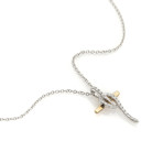 Piero Milano 18k Two-Tone Gold Diamond Necklace