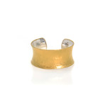 Gurhan Sterling Silver + 24k Yellow Gold Hourglass Bracelet II
