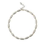 Gurhan Sterling Silver + 24k Yellow Gold All Around Necklace III