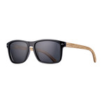 Men's Teller Polarized Sunglasses (Black + Smoke)