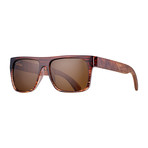 Men's Keegan Polarized Sunglasses (Brown + Rosewood)