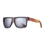 Men's Keegan Polarized Sunglasses (Brown + Rosewood)