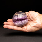 Amethyst Geode Sphere+ Acrylic Display Stand V.1
