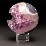 Amethyst Geode Sphere+ Acrylic Display Stand V.4