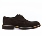 Zoltan Suede Shoes // Dark Brown (Euro: 45)