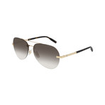 Men's Aviator Sunglasses // Gold