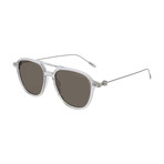 Men's Pilot Frame Sunglasses // Gray