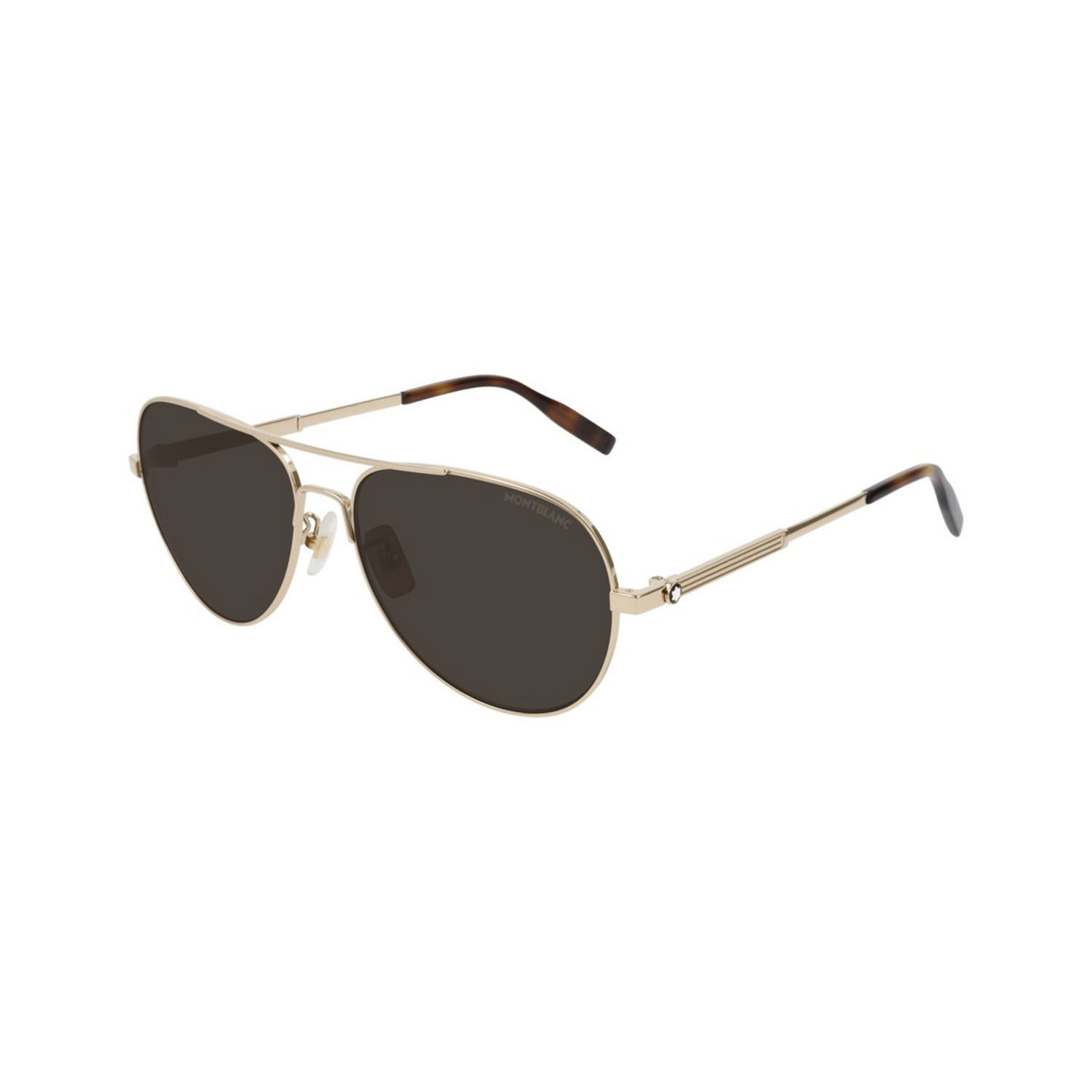Men's Pilot Aviator Sunglasses // Gold - Montblanc - Touch of Modern