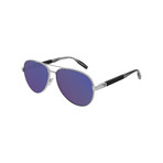 Men's Aviator Sunglasses // Silver