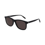 Men's Rectangular Frame Sunglasses // Black II