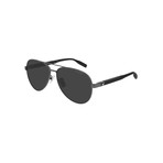 Men's Aviator Sunglasses // Black