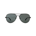 Men's Pilot Aviator Sunglasses // Black