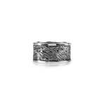 Tree Trunk Ring // Silver (Size 8)