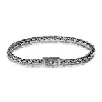 Contemporary Chain Bracelet // 4mm // Silver (Small // 7.5")