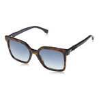 Fendi // Unisex 0269 Sunglasses // Havana Palladium + Blue Gradient