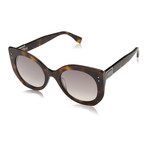 Unisex 0265 Sunglasses // Dark Havana + Brown Mirror Gradient