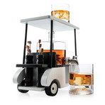 Golf Car Set // Decanter + 2 glasses