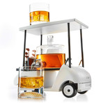 Golf Car Set // Decanter + 2 glasses