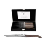 6-Piece Luxury Line Steak Knife Set // Mixed Wood