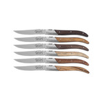 6-Piece Luxury Line Steak Knife Set // Mixed Wood