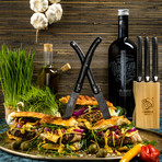6-Piece Premium Line Steak Knife Set // Black Stonewash