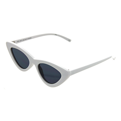 Women's Adam Selman Cat Eye Mono Sunglasses // White
