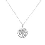 Magerit Versalles Angelito 18k White Gold Pendant Necklace