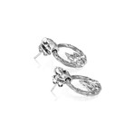 Magerit New Fire 18k White Gold Diamond Earrings