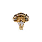 Magerit Versalles Big Fountain 18k Yellow Gold Multi-Stone Ring // Ring Size: 6.75