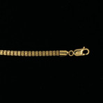 Solid 10K Gold Cylandro Bracelet // 3.5mm
