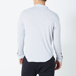 Essential Knit Button Down // Gray (XL)