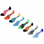 Changa No Show Socks // 8 Pack // Multicolor