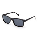 Men's Vincenzo Rectangle Polarized Sunglasses // Black