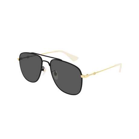 Men's Aviator Sunglasses // Gold