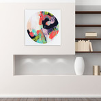 Colorful 1&2 // Frameless Printed Tempered Art Glass (Colorful 1&2 // Diptych)