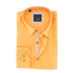Preston Button-Up Shirt // Orange (S)