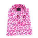 Levin Button-Up Shirt // Fuchsia (XL)