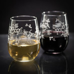 Chemistry Stemless Glasses // Wine